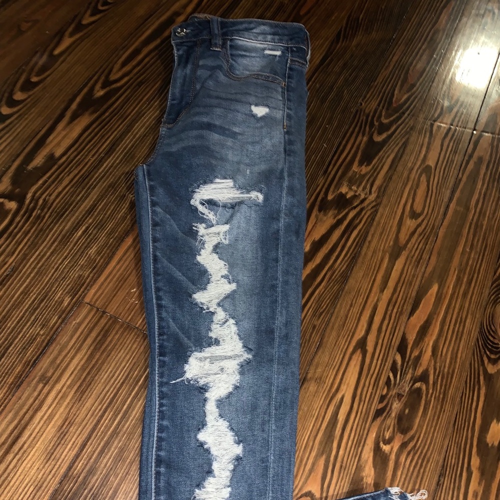 Super High Wasted American eagle jeans